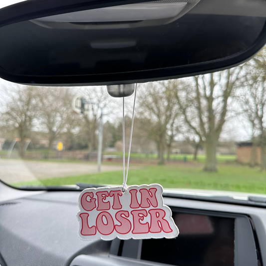 Get In Loser Mean Girls Quote Car Air Freshener