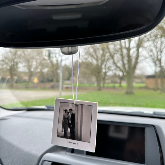 Personalised Photo Polaroid Car Air Freshener