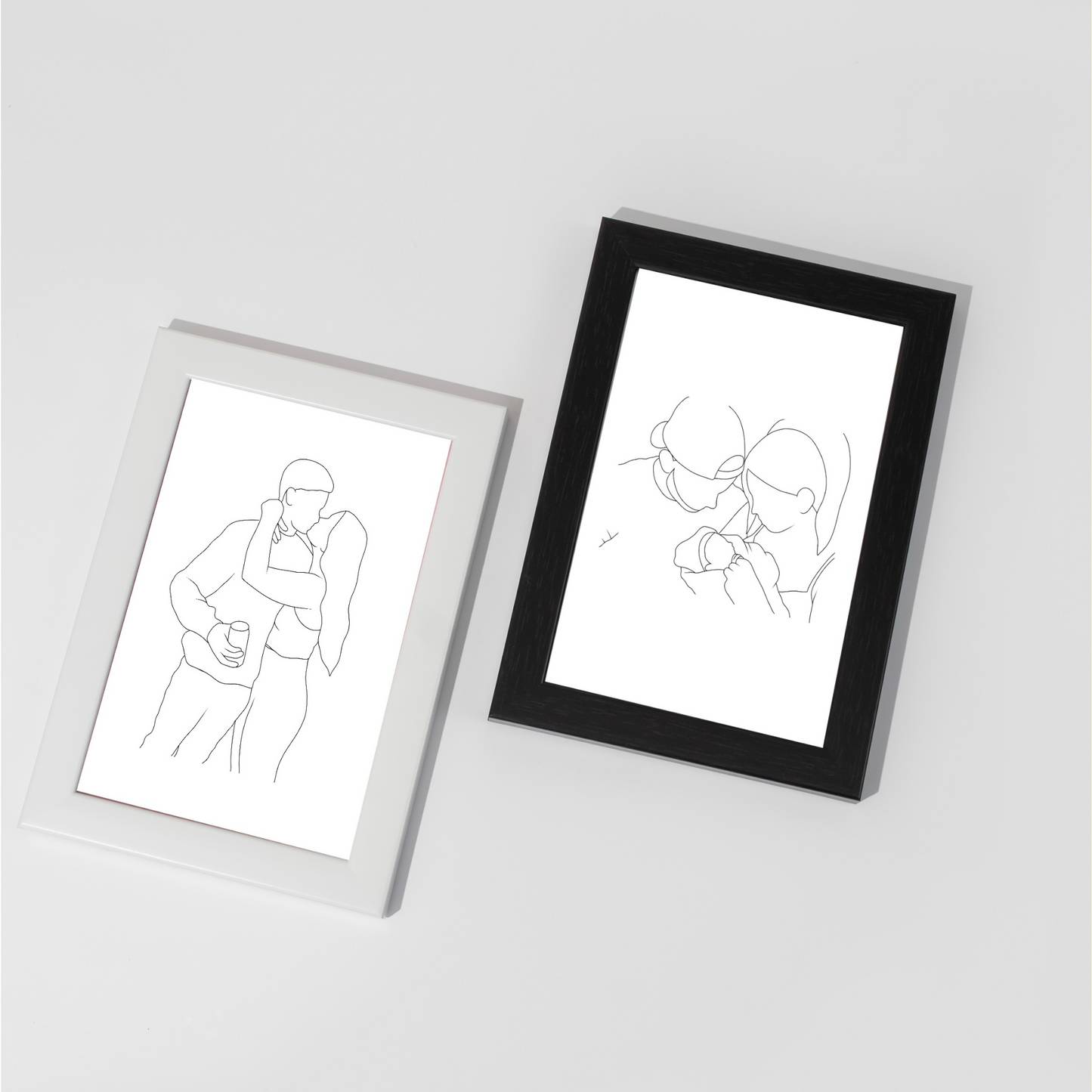 Personalised Illustration Outline Print