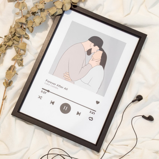 Personalised Illustration Spotify Print