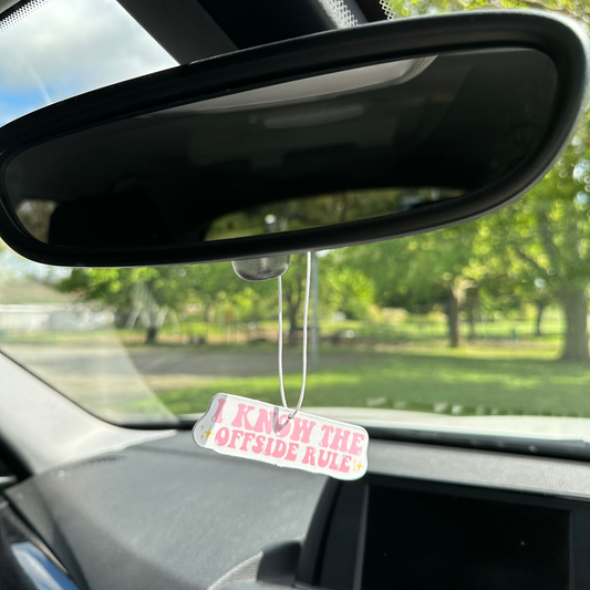 I Know The Offside Rule Quote Car Air Freshener